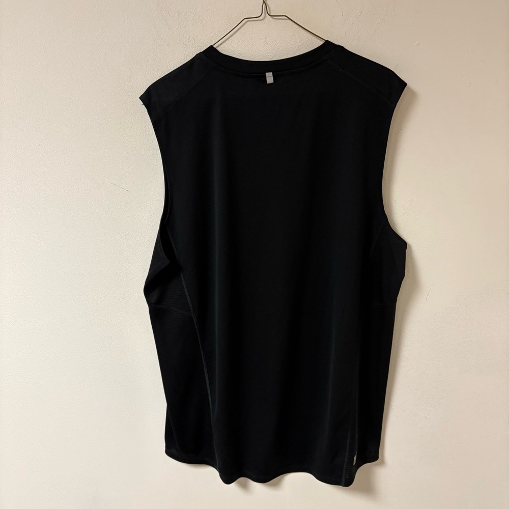 Fila Men's Black Sleeveless Muscle Shirt Polyester Blend XL - Picture 2 of 8